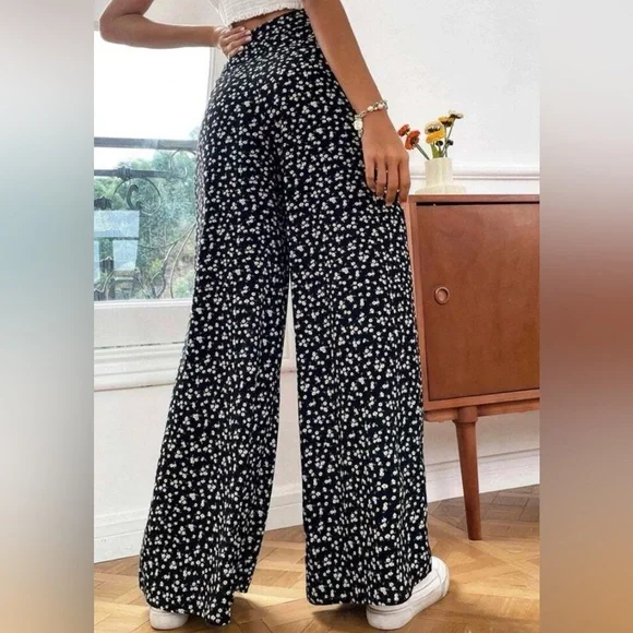 FLYNN SKYE Ride Or Die Floral Wide Leg Pants - Picture 1 of 5